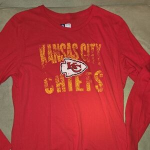 NFL Kansas City Chiefs Red Long Sleeve Tee